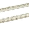 NaviaTec 0.5U Blank Patch Panel 24 Ports, 19", steel, for slim keystone