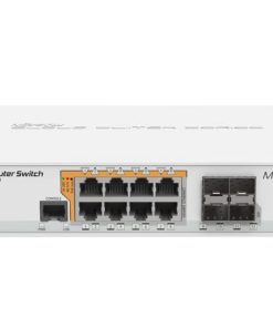 MikroTik 8x Gigabit Ethernet Smart Switch with PoE-out, 4x SFP cages desktop case