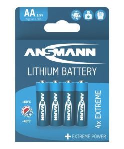 Ansmann Lithium Battery AA FR6 4 pcs. blister packaging