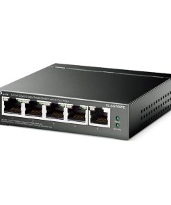 TP-Link TL-SG105PE, PoE 5-port GbE switch, metalno