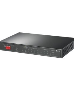 TP-Link 10-port Gigabit PoE preklopnik (Switch), 8×10/100/1000M RJ45 PoE+ ports, 1×G-LAN, 1×SFP, metalno kućište (63W)