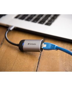 Verbatim USB-C na RJ45 gigabitni ethernet mrežni adapter, aluminijsko kućište