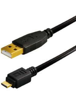 Transmedia USB typeA plug-Micro USB typeA Gold Plated Plug