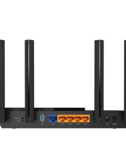 TP-Link AX3000 Archer AX55 bežični usmjerivač (Dual-Band Router Wi-Fi 6) 574Mbps/2402Mbps (2.4GHz/5GHz), 802.11ax/a/b/g/n/ac, 1×G-WAN, 4×G-LAN, USB3.0, 4×fiksne antene