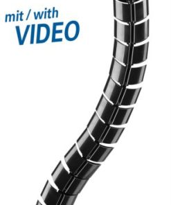Transmedia Flexible Cable Management, Black
