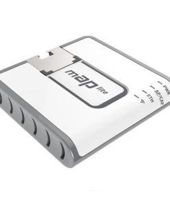 Mikrotik RBmAPL-2nD, mAP lite, 650Mhz CPU, 64MB RAM, 1×LAN, built-in Dual Chain 2.4Ghz 802.11bgn sa integriranim antenama, RouterOS L4, plastično kućište, PSU