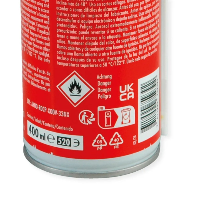 Roline komprimirani zrak, "Air Duster" (400ml)