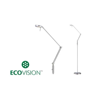 EcoVision LED podna svjetiljka 5W, 3000K - topla bijela, podesiva, akrilno sjenilo