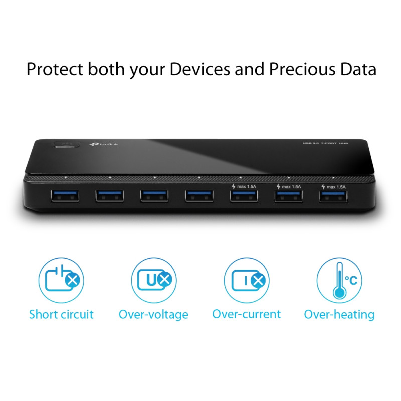 TP-Link USB3.0 Hub 7-port, sa napajanjem