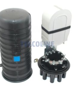 NFO Splice Closure 288F, 7 round entries, 1 oval, 6 trays, Height 500 mm, Pole and Wall mount