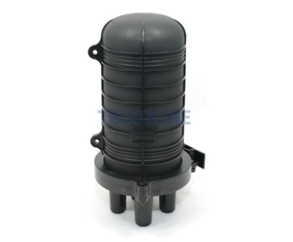 NFO Splice Closure 3 round entries, 1 oval, 6 trays, Height 300 mm, Pole and Wall mount