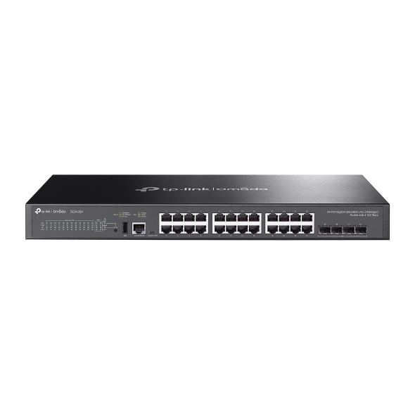 TP-Link Omada 26-Port 10G SFP Stackable L3 Managed Aggregation Switch, 6× 25G Slots