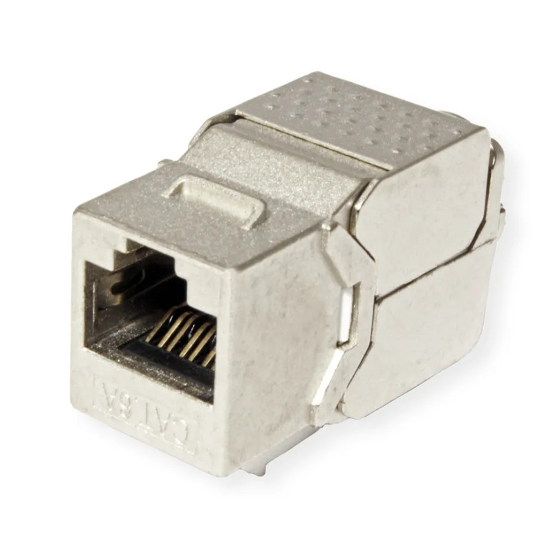 Roline VALUE RJ45 Keystone konektor Cat.6a/Class EA, STP (tool-free), slim
