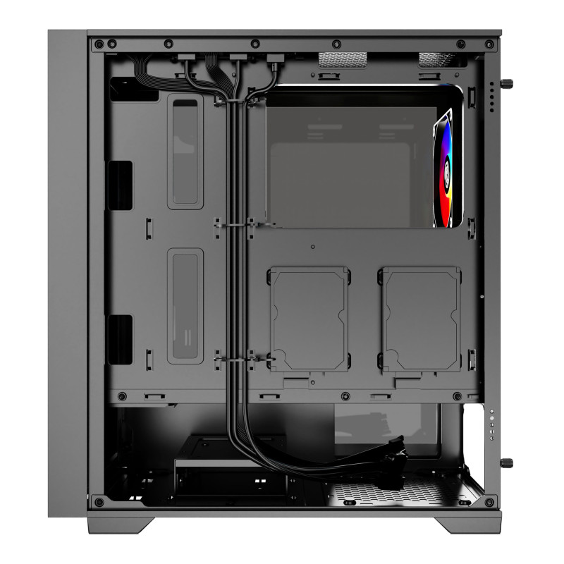 Bit Force VOLTRON ARGB-4 Gaming Midi Tower ATX kućište bez napajanja, crno