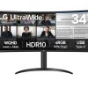 LG 34WR55QK 34'' WQHD, 100Hz, 2x HDMI, DP, USB-C