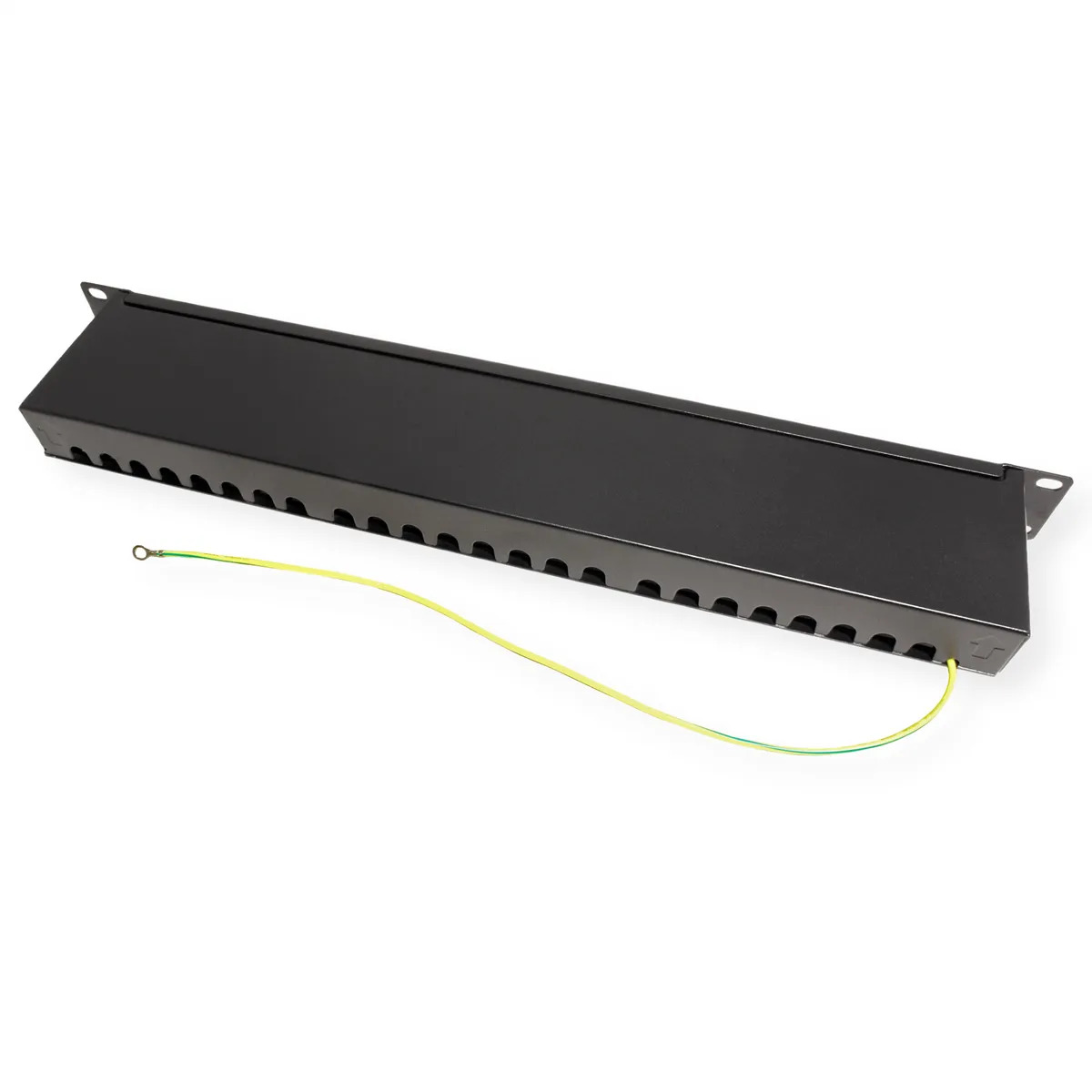 Roline VALUE Cat.6a/Class EA 19" Patch Panel 24-porta STP, crni