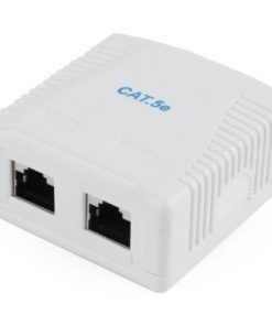 Gembird CAT5E FTP 2-port surface mount box