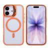 Rixus Classic 03 Case With MagSafe Compatible For Apple iPhone 17 Orange