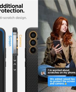 Spigen Liquid Air, zaštitna maska za telefon, crna - Samsung Galaxy A54 5G (ACS05885)
