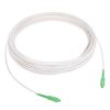 NFO Patch cord, SC APC-SC APC, Singlemode 9 125, G.657A2, Simplex, 3mm, LSOH, 15m, white