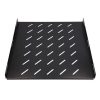 NaviaTec 19" Fixed shelf, 550mm, 1U, Black