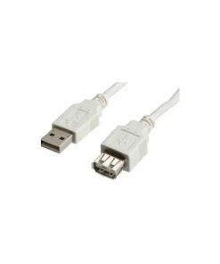 STANDARD USB2.0 kabel TIP A-A M/F, 3.0m, bež (produžni)