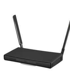 Mikrotik RBD53iG-5HacD2HnD, hAP ac3, 716MHz CPU, 256MB RAM, 5×GLAN, 2.4Ghz/5GHz 802.11b/g/n/ac, 2×vanjska antena, USB, tower/desktop kućište, USB, PSU, RouterOS L4