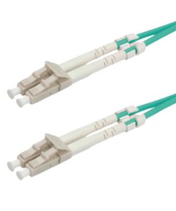 Roline optički kabel 50/125µm LC/LC Duplex, OM3, 1.0m, tirkizni