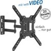 Transmedia Swivel premium TV wall mount, 23" - 65", Black