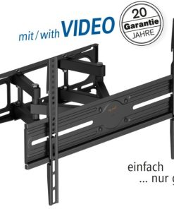 Transmedia Swivel TV Wall Mount, 37" - 80", Black