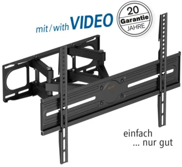 Transmedia Swivel TV Wall Mount, 37" - 80", Black
