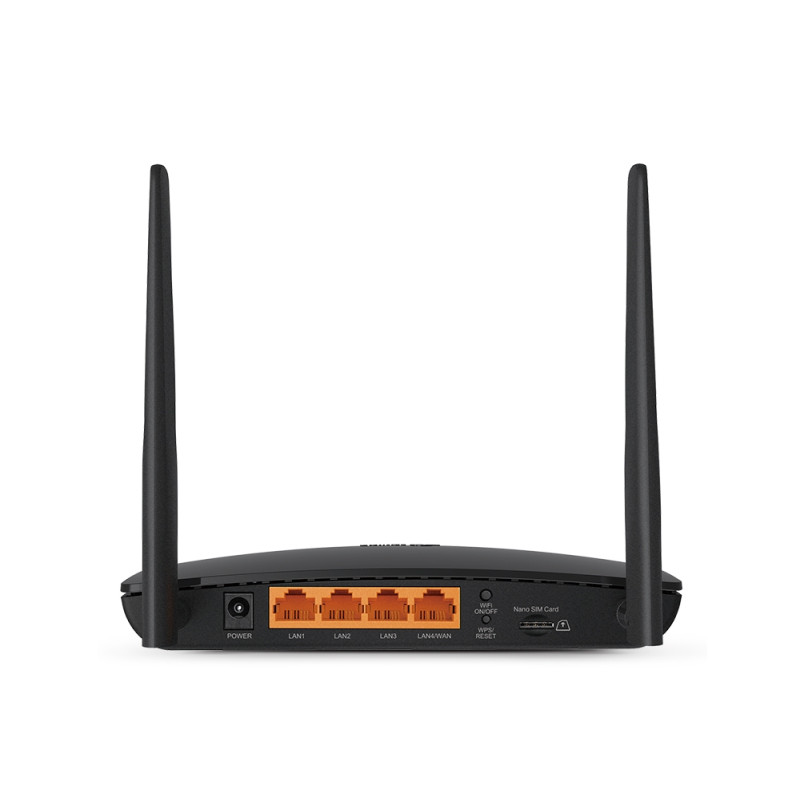 TP-Link AC750 Archer MR200 bežični usmjerivač, Dual-Band 4G LTE, 300Mbps/433Mbps (2.4GHz/5GHz), 802.11a/b/g/n/ac, 1×WAN, 3×LAN, utor za SIM karticu, 2×odvojive antene