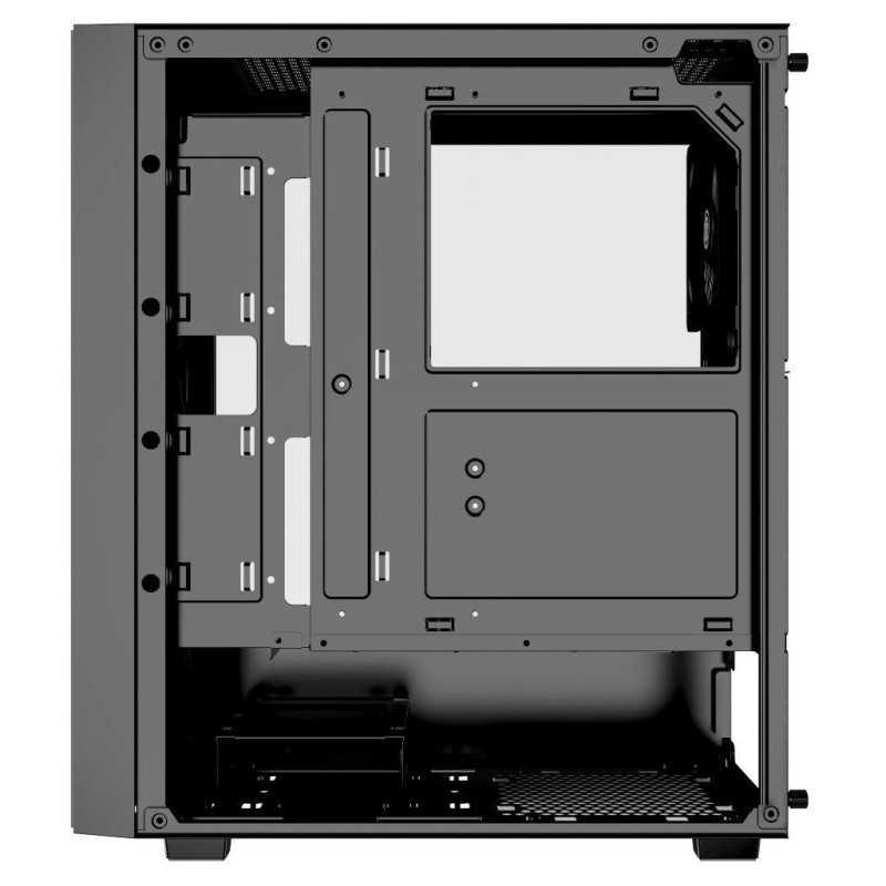 Bit Force GHOST TG-1 Mid Tower ATX kućište bez napajanja, crno