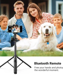 UGREEN Selfie stick 3u1 Tripod s bluetooth daljinskim do 6.8 incha, crni