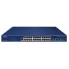 PLANET Layer 3 24-Port 2.5GBASE-T 95W 802.3bt PoE + 6-Port 10GBASE-X SFP+ Managed Ethernet Switch, 720W PoE budget, hardware-based Layer 3 RIPv1/v2, OSPFv2 dynamic routing