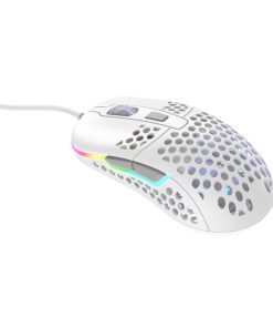 Cherry XTRFY M42 optički RGB igraći miš, 16000 cpi, USB, bijeli