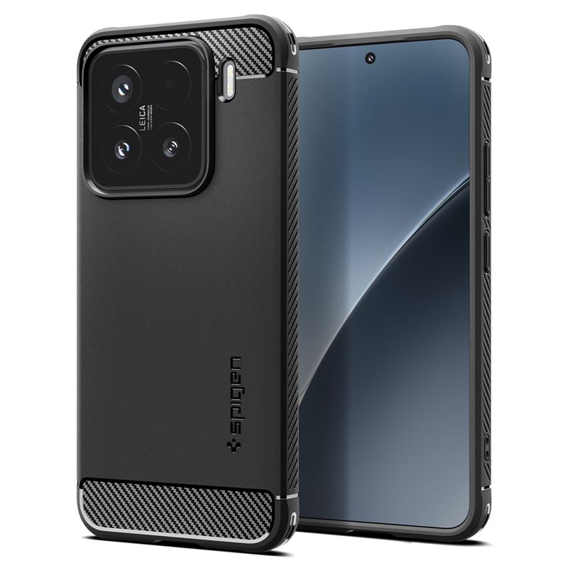 Spigen Rugged Armor, matte black - Xiaomi 15 (ACS08859)