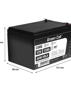 Green Cell (AGM07) baterija AGM 12V/12Ah