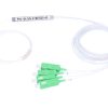 NFO Fiber Optic PLC Splitter, 1:4, Steel Box, SM, G657A, 1m, SC APC