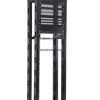 NaviaTec 19" 4 Post Open Frame Rack, 42U Black