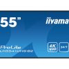 IIYAMA 55" LH5541UHS-B2 4K UHD (3840×2160) IPS Signage 24/7, 500 cd/m2, 1200:1, non Android, media play USB, LAN control