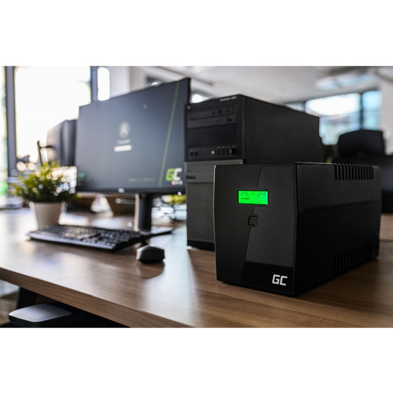 Green Cell UPS (UPS05) Micropower 2000VA/1200W, Line Interactive AVR, LCD