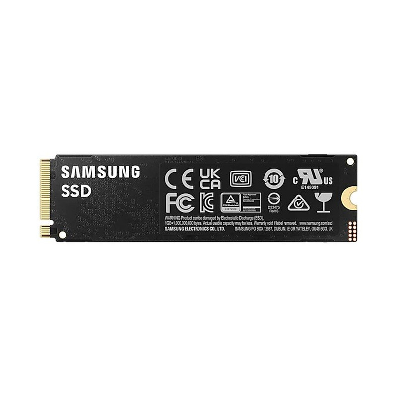 Samsung 990 Pro 1TB NVMe PCIe 4.0 M.2 SSD, R/W: 7450/6900 MB/s (MZ-V9P1T0BW)