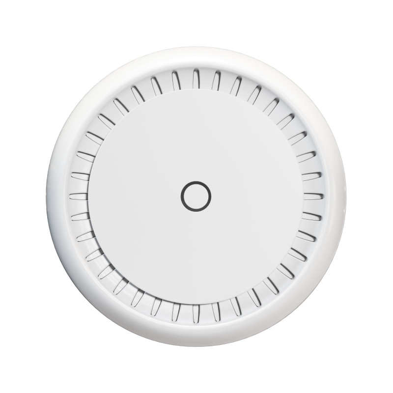 Mikrotik cAP XL ac, 710 MHz CPU, 128MB RAM, 2×GLAN (1×PoE-out), 2.4Ghz/5GHz 802.11b/g/n/an/ac, zidna/stropna montaža, RouterOS L4, PSU, PoE injector