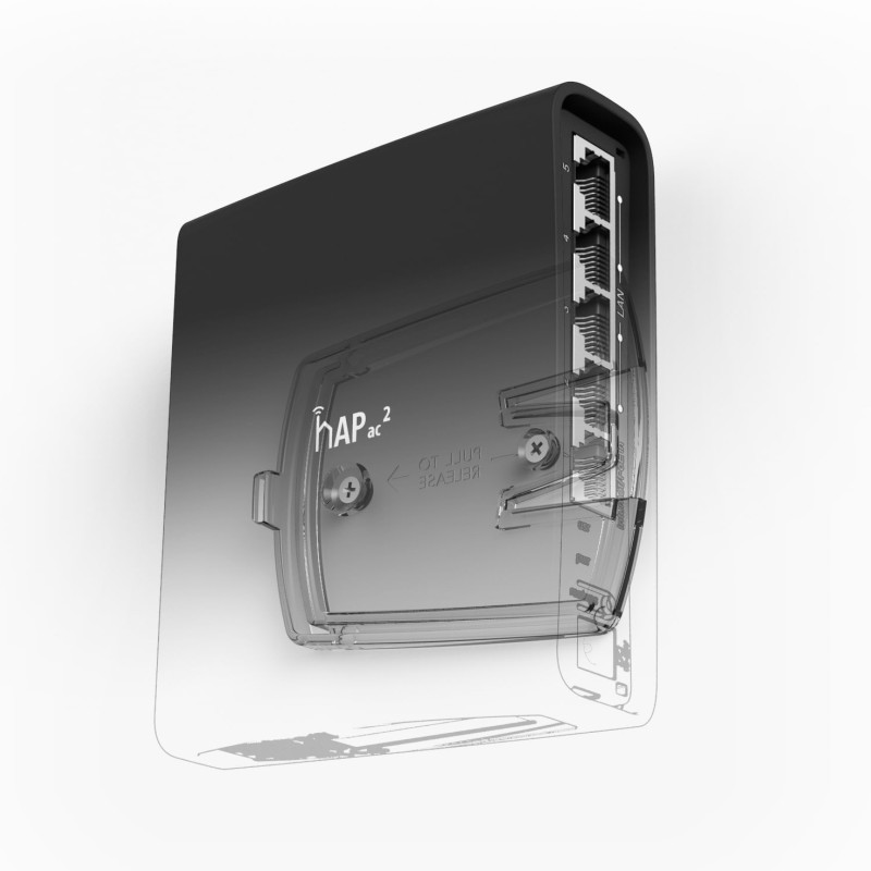 Mikrotik RBD52G-5HacD2HnD-TC, hAP ac2, 716MHz CPU, 128MB RAM, 5×G-LAN, 2.4Ghz/5GHz 802.11b/g/n/an/ac Dual Chain, integrirana antena, USB, RouterOS L4, unutarnje kućište, PSU