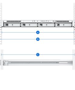 Synology RKM114 set vodilica - fiksne