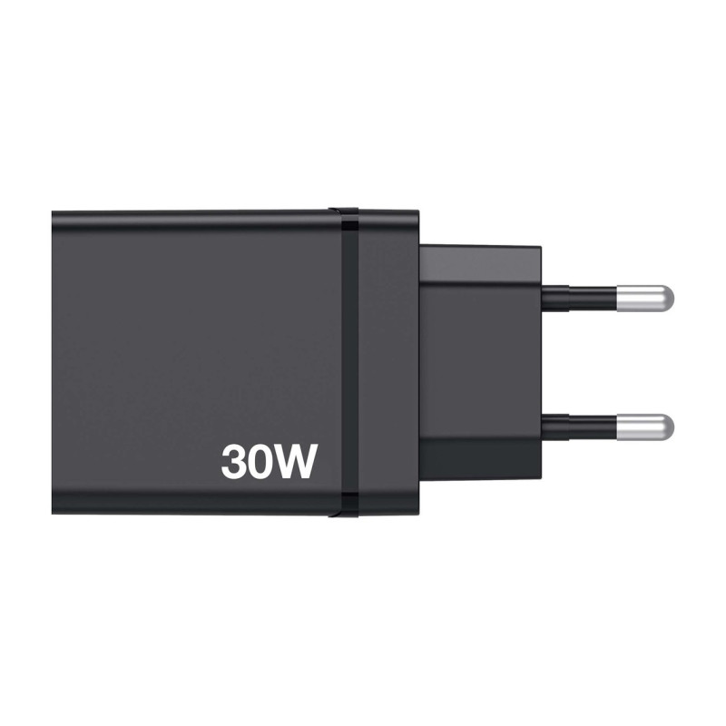 Verbatim zidni punjač 30W, 3×USB-A/1×USB-C, crni