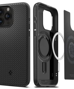 Spigen Mag Armor MagSafe, matte black - iPhone 15 Pro Max