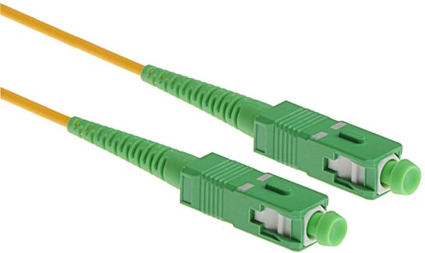 NFO Patch cord, SC APC-SC APC, Singlemode 9 125, G.657A2, Simplex, 5m