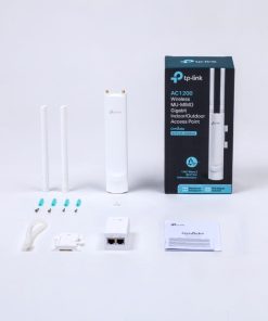 TP-Link Omada AC1200 bežična pristupna točka zidna/stropna vanjska (AP) 300Mbps/867Mbps (2.4GHz/5GHz), 802.11a/b/g/n/ac, 1×GLAN, podrška za PoE, IP65, 2×vanjska antena
